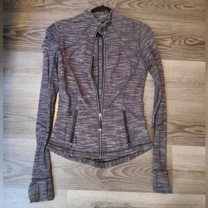 lululemon athletica Heathered Purple Zip-Up Jacket